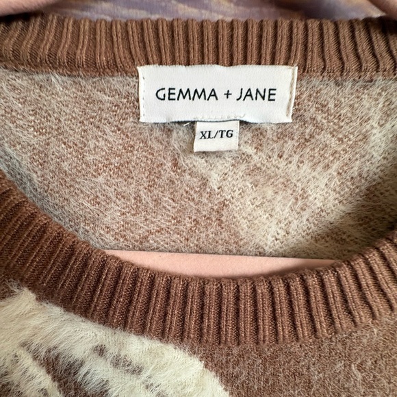 🤎 Gemma + Jane Floral Sweater – Size XL - Picture 4 of 6